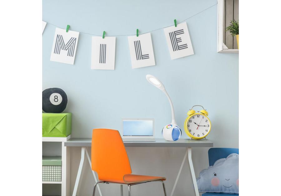 Zdjęcie: Lampka biurkowa Celebes biała ADRILUX