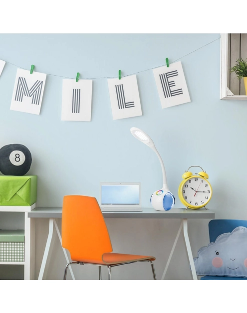 Zdjęcie: Lampka biurkowa Celebes biała ADRILUX