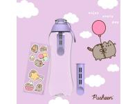 Zdjęcie: Butelka Soft 0,5 L z dwoma wkładami filtrującymi i naklejką Pusheen DAFI