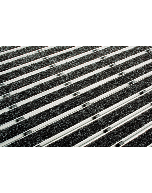 Zdjęcie: Mata wycieraczki z aluminium, wypełnienie z rypsu, kolor czarny 100x50 Vario ACO