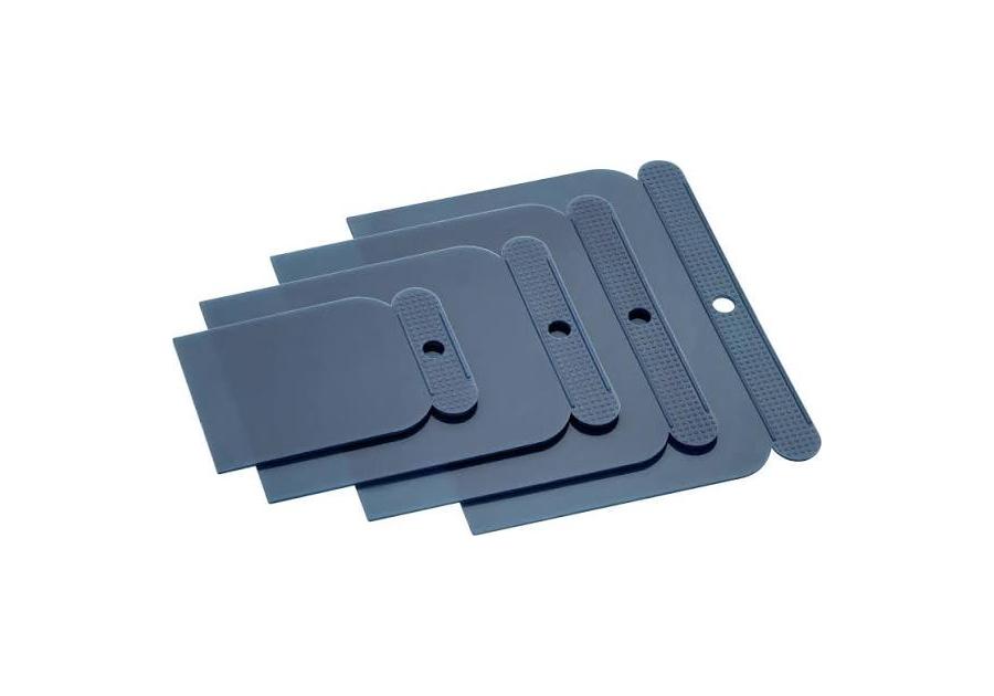 Zdjęcie: Zestaw szpachelek z tworzywa sztucznego 4-częściowy 50/80/100/120 mm CIRET