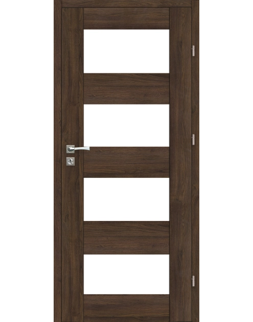 Zdjęcie: Drzwi wewnętrzne 90 cm prawe 4/4 dąb Cpl Vicar 10 VOSTER