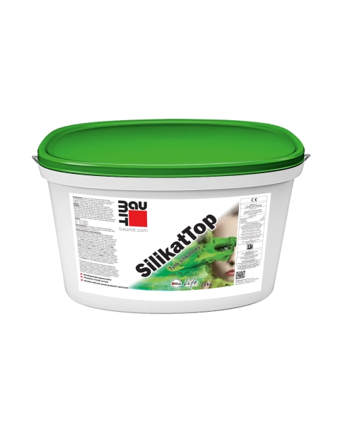 Zdjęcie: Tynk silikatowy SilikatTop K2 - kolor biały Life 0019 - 25 kg BAUMIT