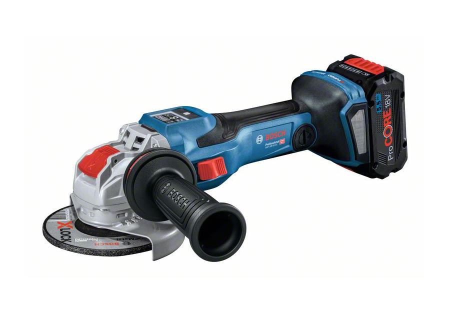 Zdjęcie: Szlifierka kątowa X-LOCK 18 V bez akumulatorów i ładowarki GWX 18V-15 SC solo BOSCH