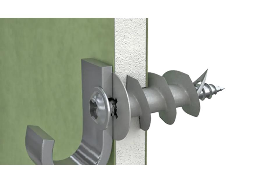 Zdjęcie: Łącznik metalowy R-DRA-02PLUS samowiercący 13x31 mm z wkrętem 4,2x32 mm 100 szt. RAWLPLUG