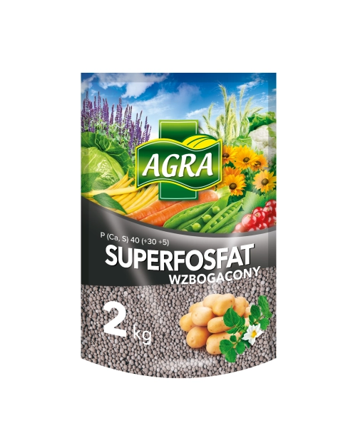 Zdjęcie: Superfosfat wzbogacony granulowany Agra 2 kg AGRECOL