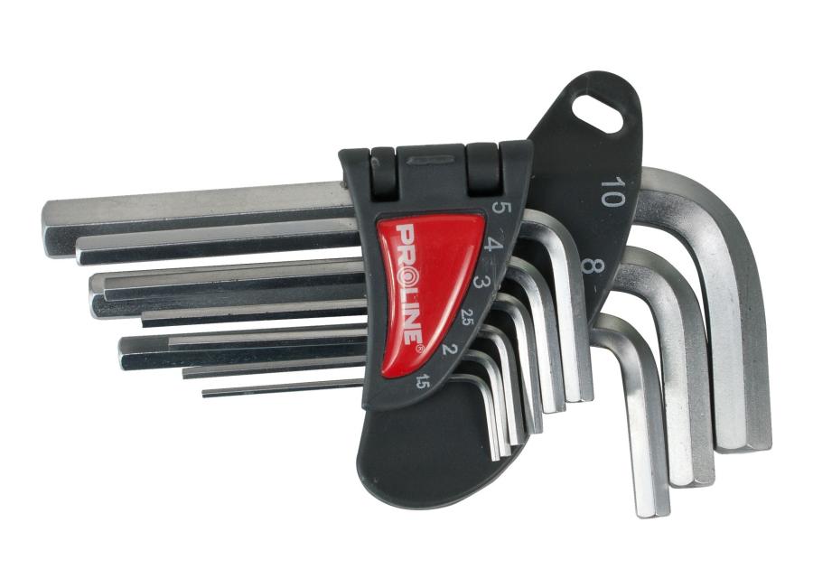 Zdjęcie: Klucze imbusowe 1.5 - 10 mm - 9 szt. PROLINE