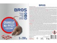 Zdjęcie: Granulat na myszy i szczury 1 kg BROS