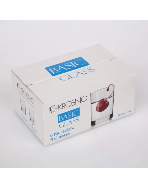 Zdjęcie: Komplet 6 kieliszków wódka 30 ml KROSNO
