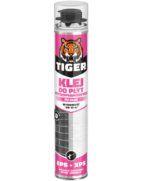 Zdjęcie: Klej do płyt styropianowych EPS-XPS, szary 750 ml TIGER