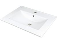 Zdjęcie: Umywalka ceramiczna wpuszczana z miejscem na baterię DEANTE