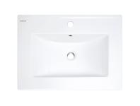 Zdjęcie: Umywalka ceramiczna wpuszczana z miejscem na baterię DEANTE