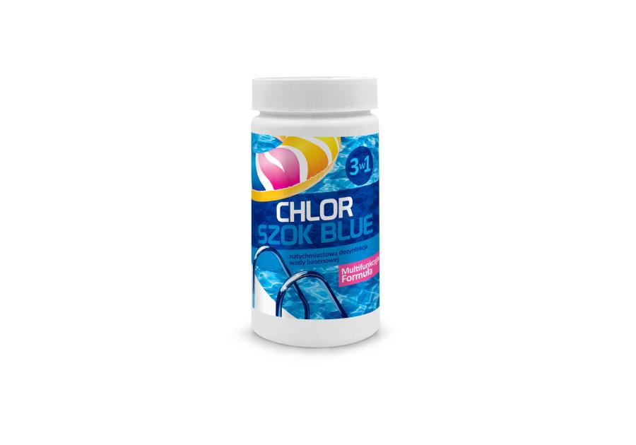 Zdjęcie: Chlor szok blue multifunkcyjny 1kg GAMIX