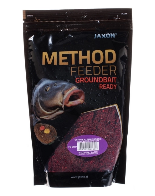 Zdjęcie: Zanęta method feeder ready 750 g ochotka, białe robaki JAXON