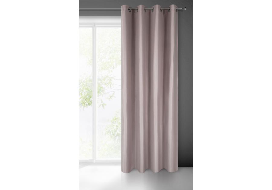 Zdjęcie: Zasłona gotowa Aggie 140 x 250 cm pudrowy róż EUROFIRANY