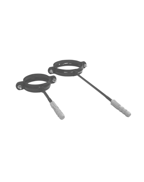 Zdjęcie: Uchwyt rury spustowej metalowy 100x220 mm grafit PROFIL