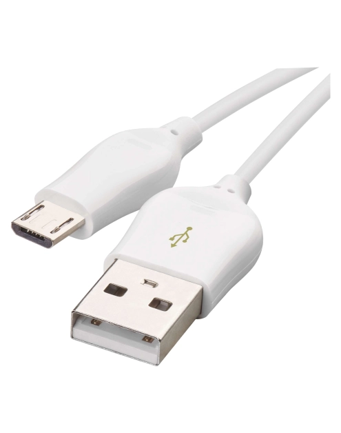 Zdjęcie: Kabel USB 2.0, wtyk A - micro B, ładowanie Quick Charge, transmisja danych, 1 m, biały EMOS