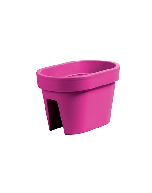 Zdjęcie: Donica Lofly Railing fuksja 27 cm PROSPERPLAST