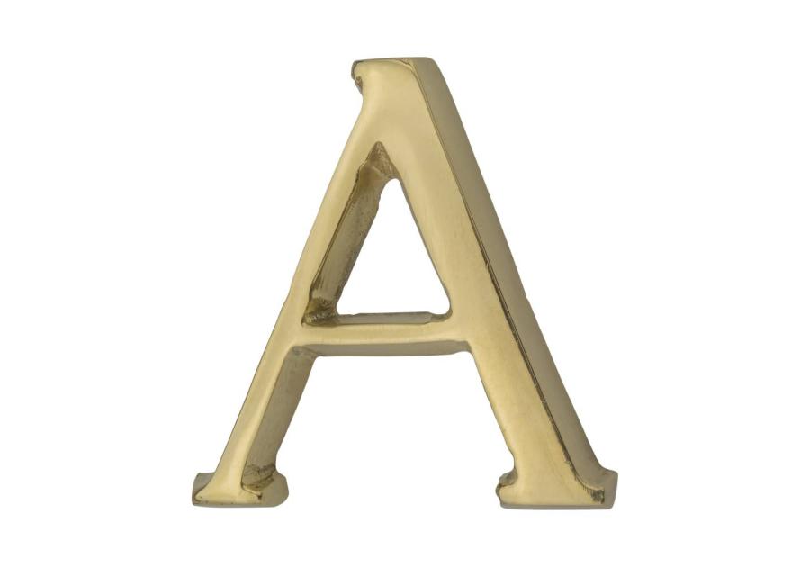 Zdjęcie: Litera mosiężna "A" METRO