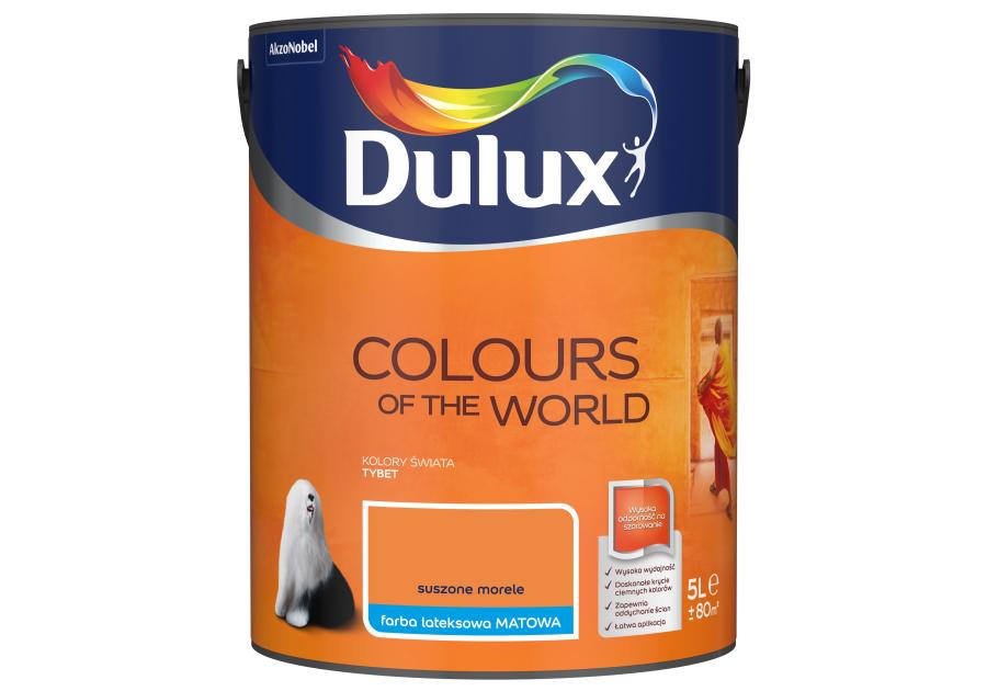 Zdjęcie: Farba do wnętrz Kolory Świata 5 L suszone morele DULUX