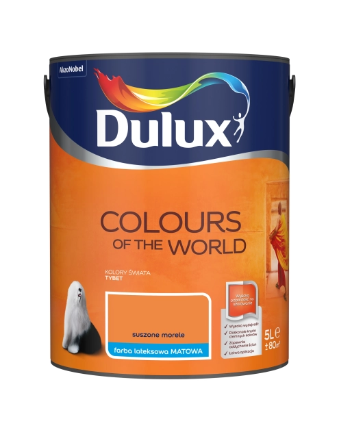 Zdjęcie: Farba do wnętrz Kolory Świata 5 L suszone morele DULUX