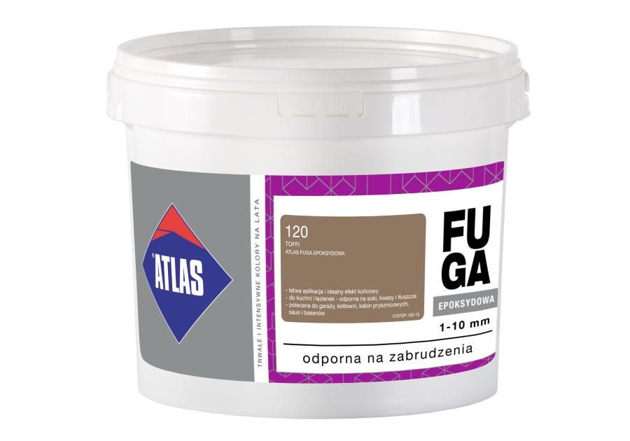 Zdjęcie: Fuga epoksydowa 1-10 mm toffi 2 kg ATLAS