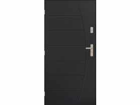 Drzwi zewnętrzne korab antracyt 90l komplet PANTOR