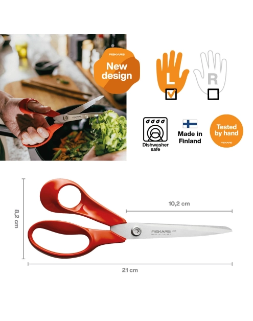 Zdjęcie: Nożyczki uniwersalne Classic leworęczne 21 cm FISKARS