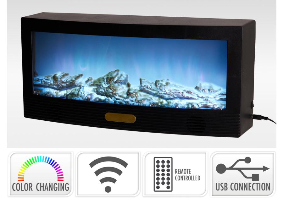 Zdjęcie: Kominek led 50x23 cm usb KOOPMAN