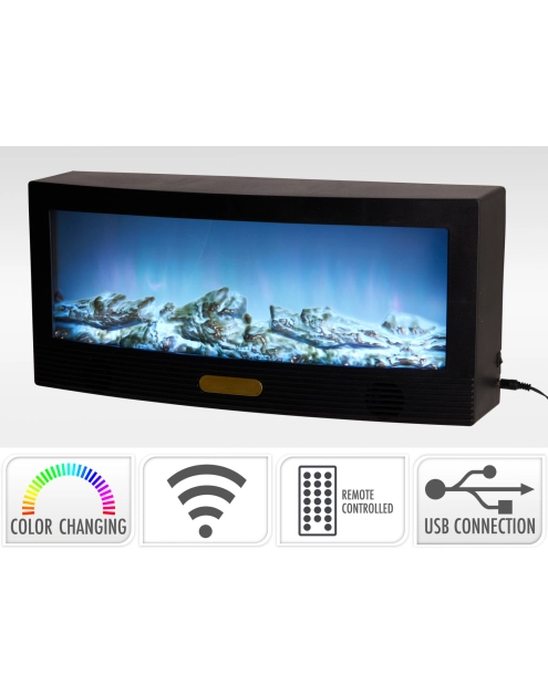 Zdjęcie: Kominek led 50x23 cm usb KOOPMAN