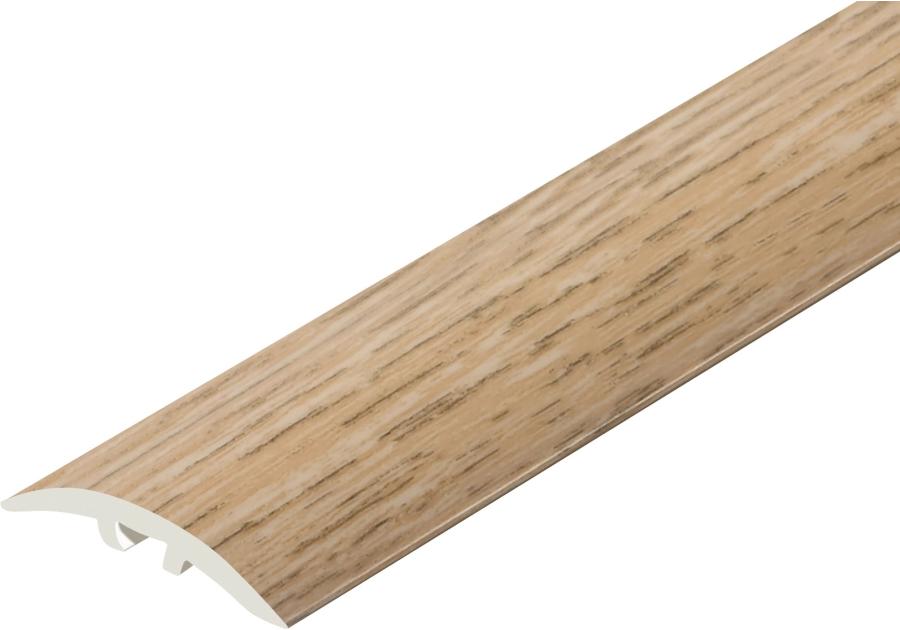 Zdjęcie: Kształtownik PVC wcisk wąski 30 mm 2w1 L= 1,80 m Dąb Jasny okleina mat CEZAR