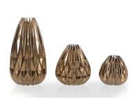 Zdjęcie: Wazon dekoracyjny Elixir 14x14x14 cm złoty EUROFIRANY