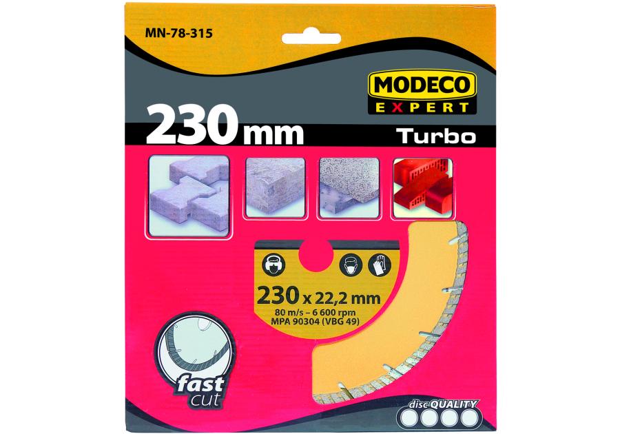 Zdjęcie: Ściernice diamentowe segmentowe typu Turbo 125 mm RAWLPLUG