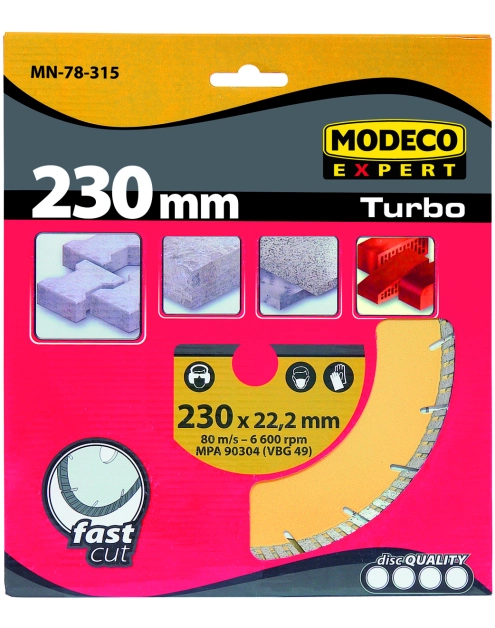 Zdjęcie: Ściernice diamentowe segmentowe typu Turbo 125 mm RAWLPLUG