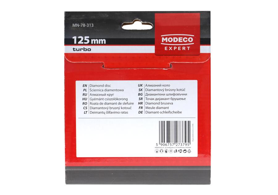 Zdjęcie: Ściernice diamentowe segmentowe typu Turbo 125 mm RAWLPLUG