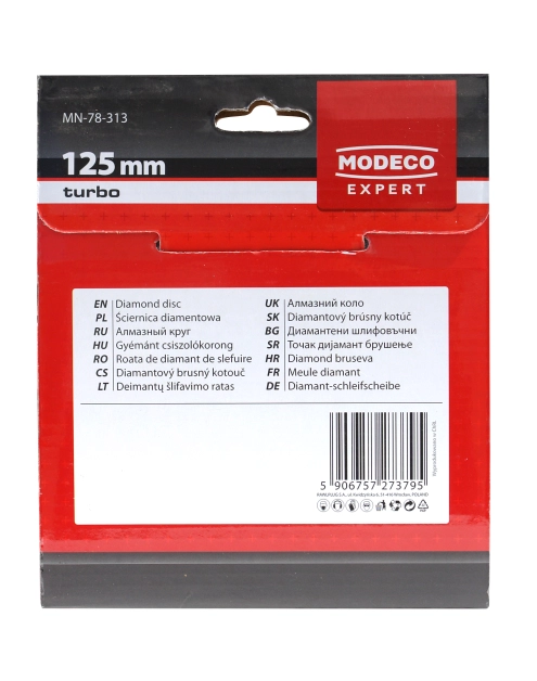 Zdjęcie: Ściernice diamentowe segmentowe typu Turbo 125 mm RAWLPLUG