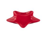 Zdjęcie: Naczynie gwiazdka czerwona 19x18x2 cm ALTOM DESIGN