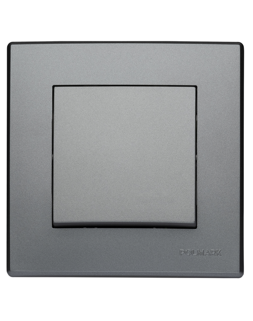 Zdjęcie: Łącznik pojedynczy Milano jednobiegunowy ŁP-1L.IN inox POLMARK