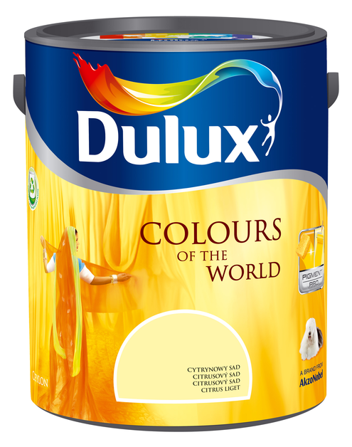 Zdjęcie: Farba do wnętrz Kolory Świata 5 L cytrynowy sad DULUX
