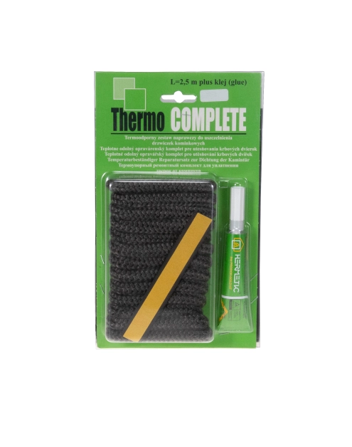 Zdjęcie: Zestaw naprawczy do kominka - sznur fi 12mm komplet sznur 2,5 mb+klej DARCO
