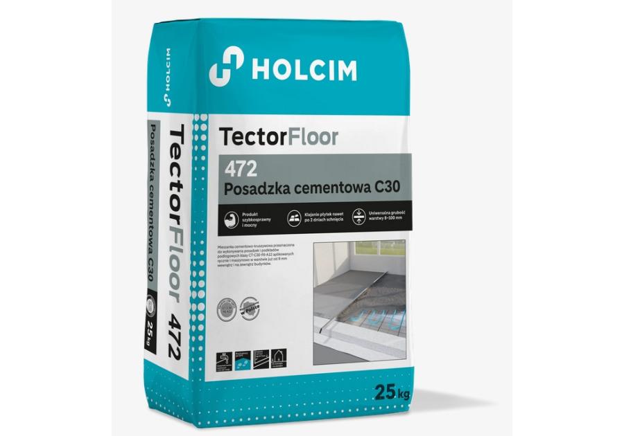 Zdjęcie: Posadzka cementowa C30 472 TectorFloor 25 kg HOLCIM