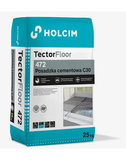 Zdjęcie: Posadzka cementowa C30 472 TectorFloor 25 kg HOLCIM