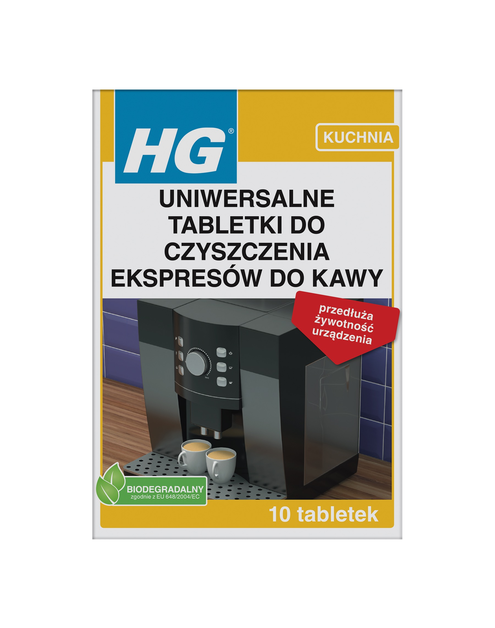 Zdjęcie: Tabletki do czyszczenia ekspresów kawowych HG