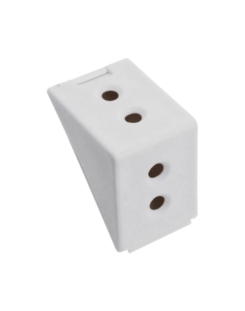 Zdjęcie: Złącze kątowe podwójne białe 12 sztuk METRO