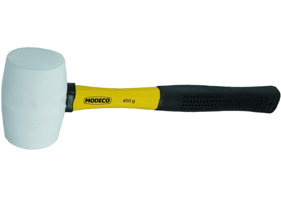 Zdjęcie: Młotek gumowy 900 g trzonek fiberglassbiałe HOME TOOLS