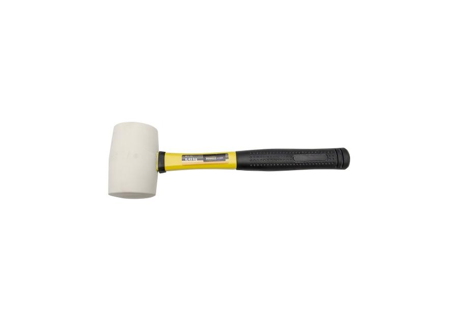 Zdjęcie: Młotek gumowy 900 g trzonek fiberglassbiałe HOME TOOLS