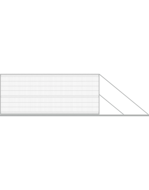 Zdjęcie: Brama przesuwna 3D 4x1,7 m ocynk prawa POLBRAM