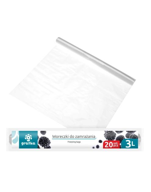 Zdjęcie: Woreczki do zamrażania Gratka 3 L, 20 sztuk 30203 RAVI