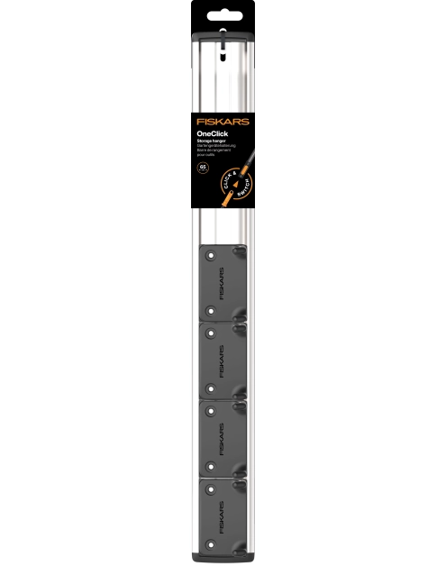 Zdjęcie: Uchwyt na narzędzia, wieszak ścienny 4 ruchome podwójne haki One Click FISKARS