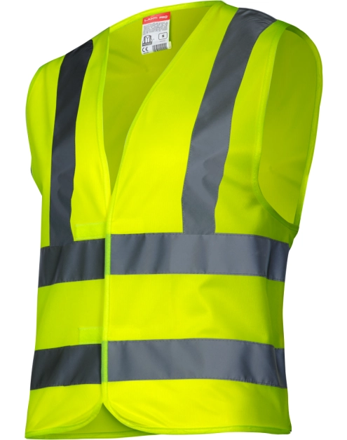 Zdjęcie: Kamizelka ostrzegawcza 4 pasy, żółta, "m", CE, LAHTI PRO